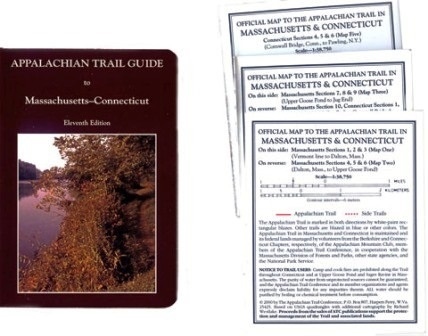 Appalachian Trail Guide Set to Ma. and Ct. (Set 3)